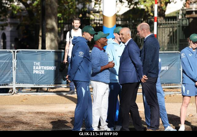 London. Egyesült Királyság. 2026. október 13. Vilmos walesi herceg megérkezik és találkozik Brian Larával és Joe Root angol krikettjátékossal egy E...