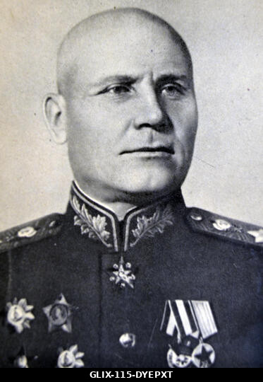 Ivan Sztyepanovics Konev (1897 – 1973. május 21.), szovjet katonai parancsnok, aki a második világháború alatt a Vörös Hadsereg erőit vezette a kel...