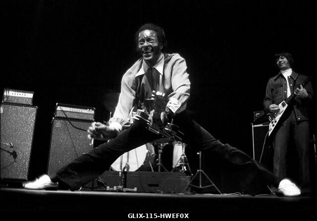 Chuck Berry - 1972. május 12. - Franciaország / Île-de-France (régió) / Párizs - Chuck Berry koncert a párizsi La Villette-ben - Philippe Gras / Le...