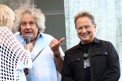 Pozsonyi Piknik. A k?pen D?s L?szl? ?s Geszti P?ter.2025.09.06.Fot?:V?r?s Szil?rd-stock-foto