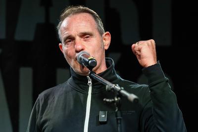 A Polg?ri Ellen?ll?s ?tlat szervezett t?ntet?s a Kossuth t?ren.A k?pen Pajor Tam?s.2025.10.05.Fot?:V?r?s Szil?rd-stock-foto