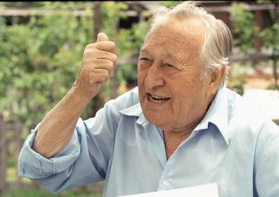 Bessenyei Ferenc a lajosmizsei tany?j?n.1999.06.03.Fot?:V?r?s Szil?rd-stock-foto