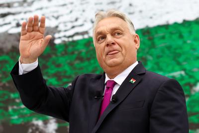 B?kemenet. A k?pen Orb?n Viktor.2025.10.23.Fot?:V?r?s Szil?rd-stock-foto