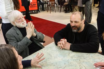 A Filmszemle nyit? g?l?ja a Corvin moziban. A k?pen Kende J?nos ?s P?lfi Gy?rgy.2026.02.02.Fot?:V?r?s Szil?rd-stock-foto