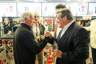 A Filmszemle nyit? g?l?ja a Corvin moziban. A k?pen Herendi G?bor,Borb?ly Alexandra ?s Kapit?ny Istv?n.2026.02.02.Fot?:V?r?s Szil?rd-stock-foto