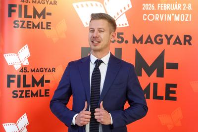 A Filmszemle nyit? g?l?ja a Corvin moziban. A k?pen   Magyar P?ter.2026.02.02.Fot?:V?r?s Szil?rd-stock-foto