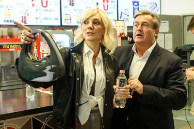 A Filmszemle nyit? g?l?ja a Corvin moziban. A k?pen Borb?ly Alexandra ?s Kapit?ny Istv?n.2026.02.02.Fot?:V?r?s Szil?rd-stock-foto